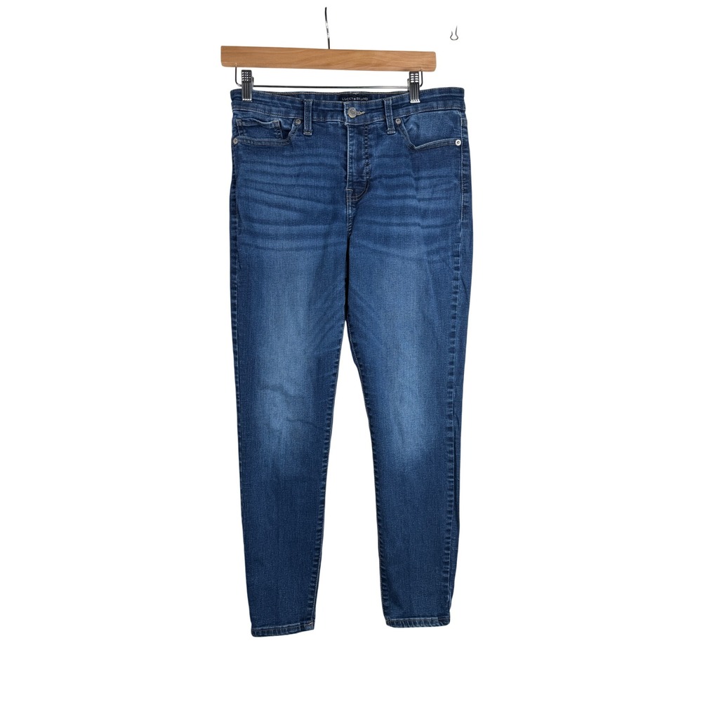 Lucky Brand Mid Rise Super Skinny Jeans‎ size 12/31 Blue
